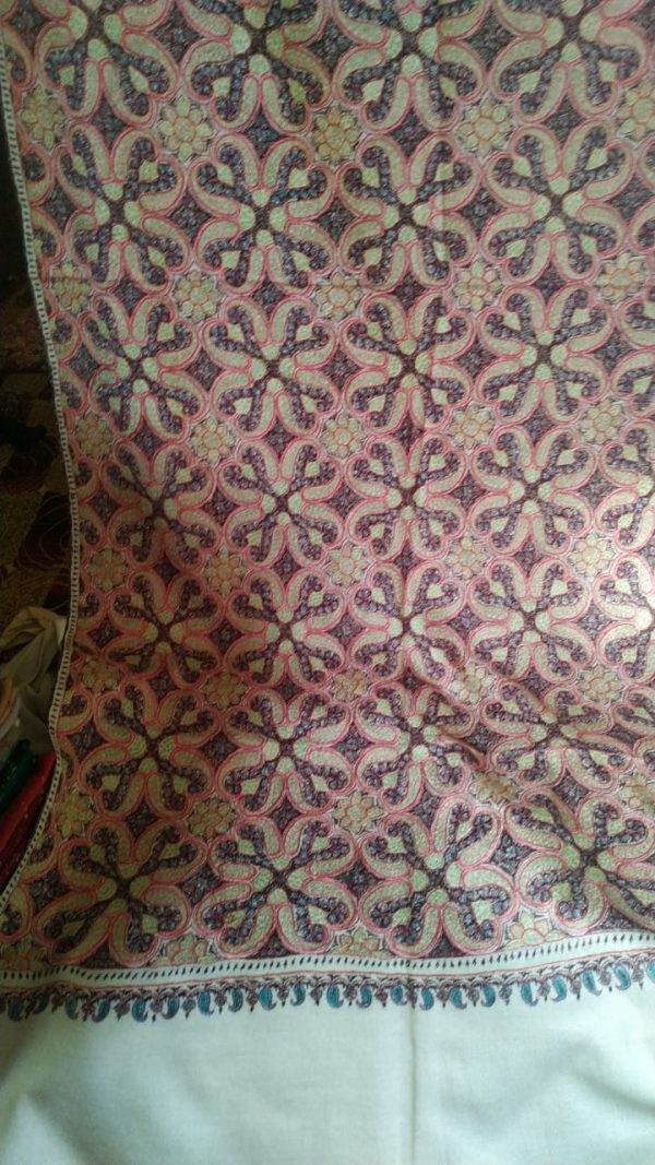 Kashmiri Shawl with hand Sozni?Embroidery by Nighat NRSRC537796