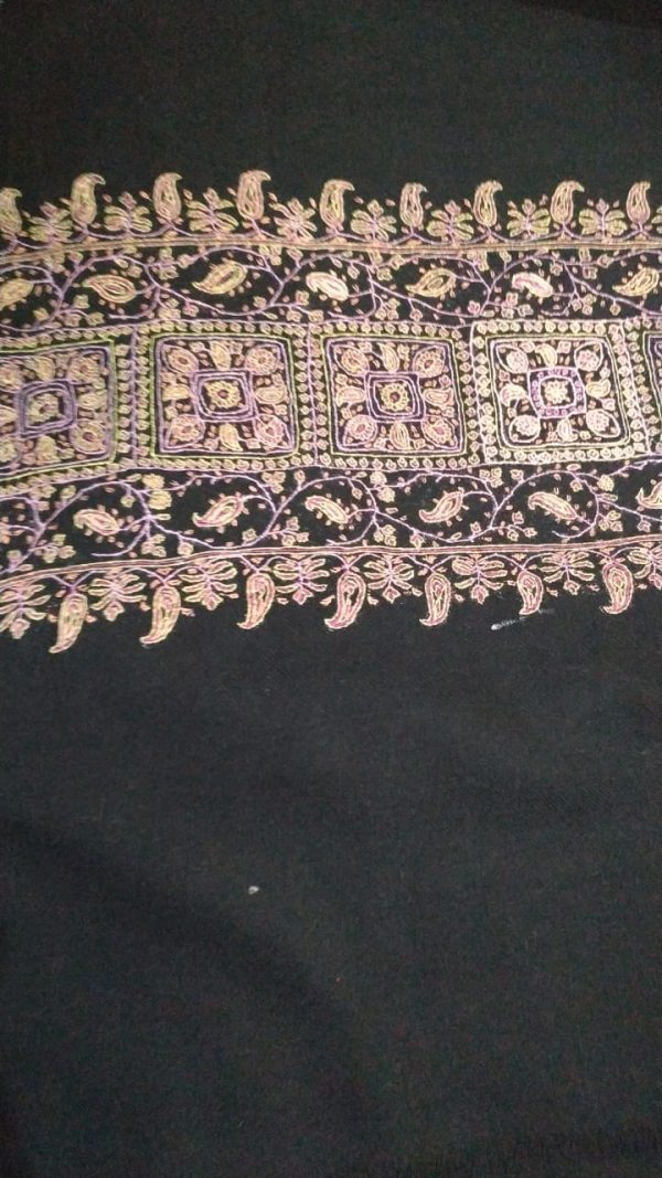 Kashmiri Shawl with hand Sozni?Embroidery by Zamrooda Bano NRSRC172849