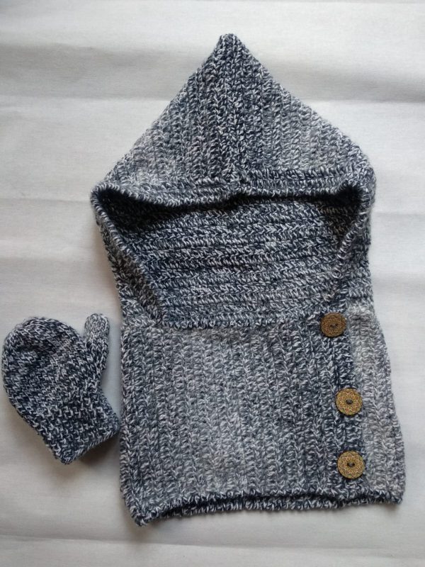 Crochet Hooded Cowl